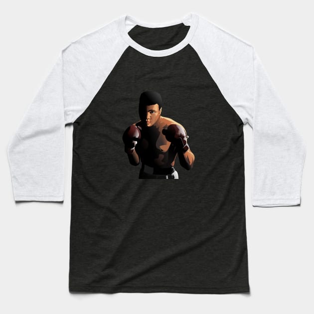 boxing legend muhammad ali Baseball T-Shirt by mmriski